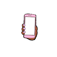 pink no Sticker by Fattiesandfeelings