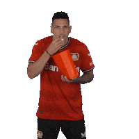 Excited Football Sticker by Bayer 04 Leverkusen