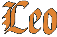 3D Leo Sticker