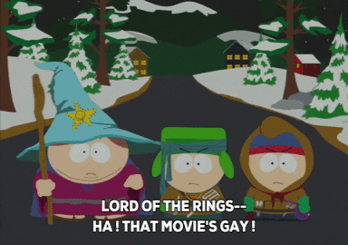 eric cartman snow GIF by South Park 