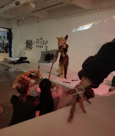 Performance Walking Bread GIF by Alex Boya
