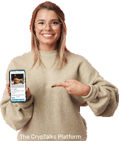 Crypto Doge Sticker by CrypTalks