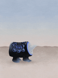 digital art illustration GIF by Yi Pan