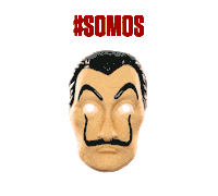 la casa de papel mask Sticker by NetflixPT