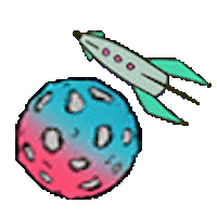 Magic Moon Sticker by A B R A C A D A B R A