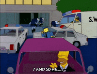Invading Season 3 GIF by The Simpsons