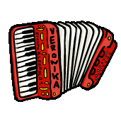 Leopold Harmonika Sticker by Streamarnica