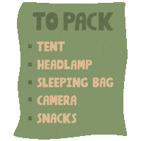 camping to do Sticker by Hipcamp