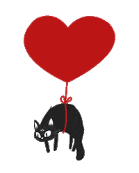 motionlab_by cat valentine valentines day red heart Sticker