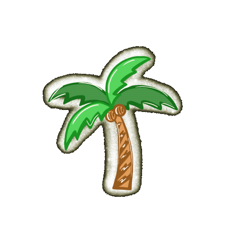 stickerblast giphyupload island palm palmtree Sticker