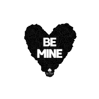black heart Sticker by La Fleur Bouquets
