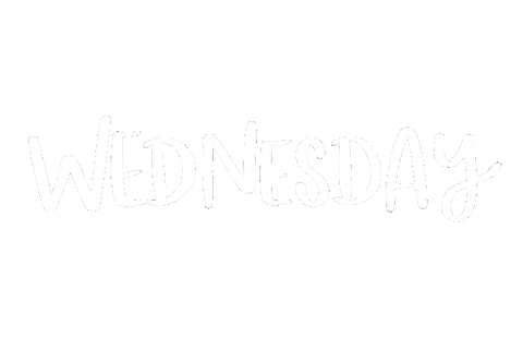 Days Of The Week Wednesday Sticker
