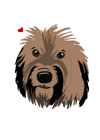 Rudie Customportrait Sticker by HeARTs Speak