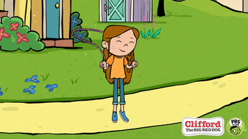 Jumping Clifford The Big Red Dog GIF by PBS KIDS