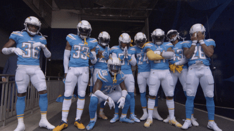 Derwin James Squad GIF by Los Angeles Chargers