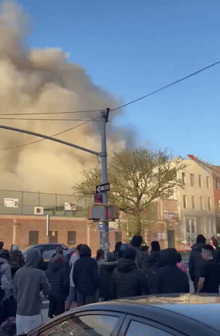 Five Alarm Fire in Brooklyn