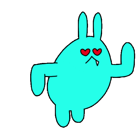uriver3k dance rabbit うさぎ ダンス Sticker