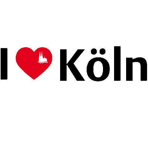 Cologne Love Sticker by KoelnTourismus