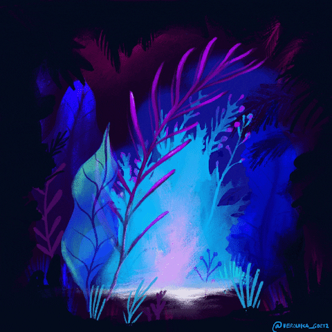 veronika_goetz giphyupload jungle sneaky panther GIF