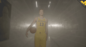 Go Blue College Basketball GIF by Michigan Athletics