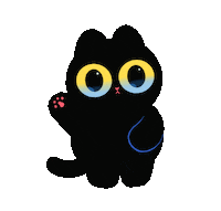 minayuyu cat hello hi cats Sticker