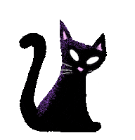 Cat Halloween Sticker