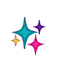 Stars Sparkle Sticker by Sam