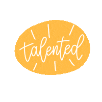 fuelledbyjoy talent talented fuelledbyjoy so talented Sticker