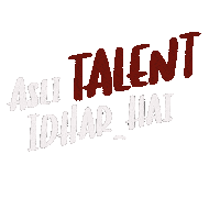 UnnatiR omg text star talent Sticker