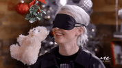 teddy bear mistletoe GIF by Music Choice