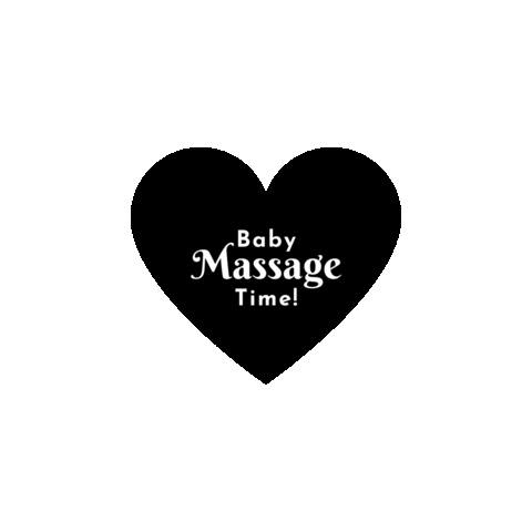 Baby Massage Time Sticker by Nurture Nook