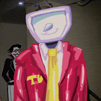 Deltarune Antenna GIF