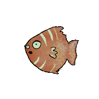 Fish Pez Sticker by Daniel Sake