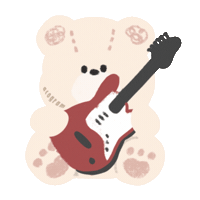 Guitar 音楽 Sticker