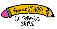Distance Learning Homeschool Sticker