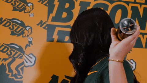 Softball GIF by NDSU Athletics