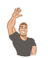 NadyaGinger hello waving nadyaginger alyosha Sticker