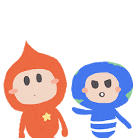 earthcrashmars couple earth mars coby Sticker