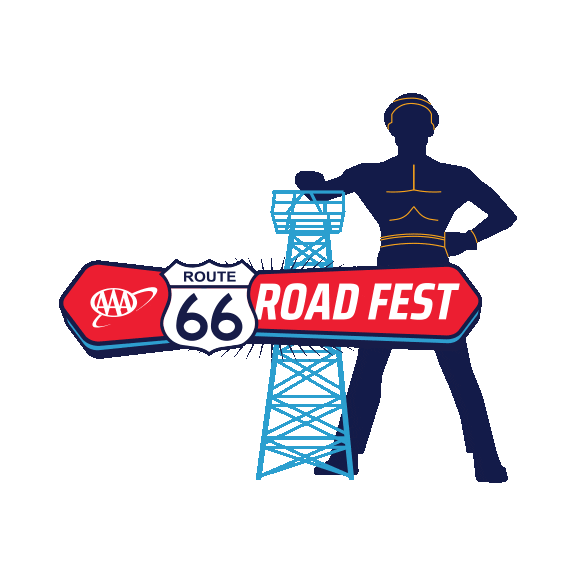 Oklahoma City Aaa Sticker by Route 66 Road Fest
