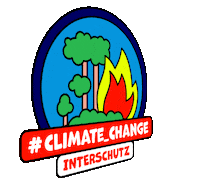 Climate Change Security Sticker by Interschutz – Safeguarding tomorrow.