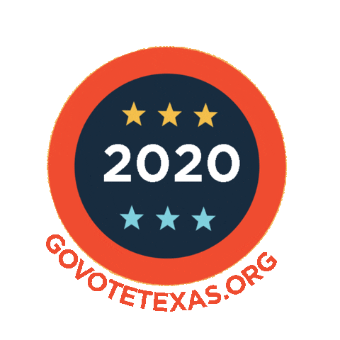 progress_texas 2020 vote election voting Sticker