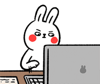 lobsterflow 懶散兔與啾先生 Sticker