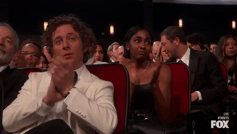 Jeremy Allen White Applause GIF by Emmys