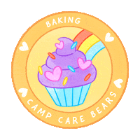 Camp Baking Sticker by Care Bear Stare!