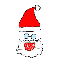 Santa Claus Christmas Sticker by Visual Stories by MJ