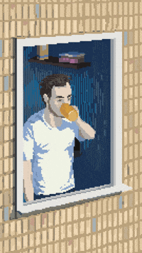 Cup Of Coffee Pixel GIF