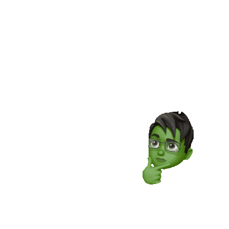Hulk Überlegen Sticker by Fdpbw