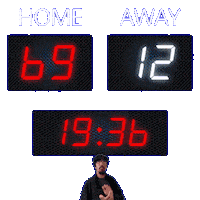 12 Away Sticker