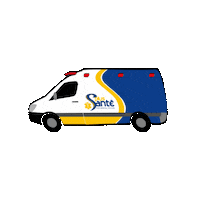 plussante emergency sante ambulance ems Sticker