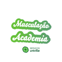 Academia Musculação Univille Sticker by Univille